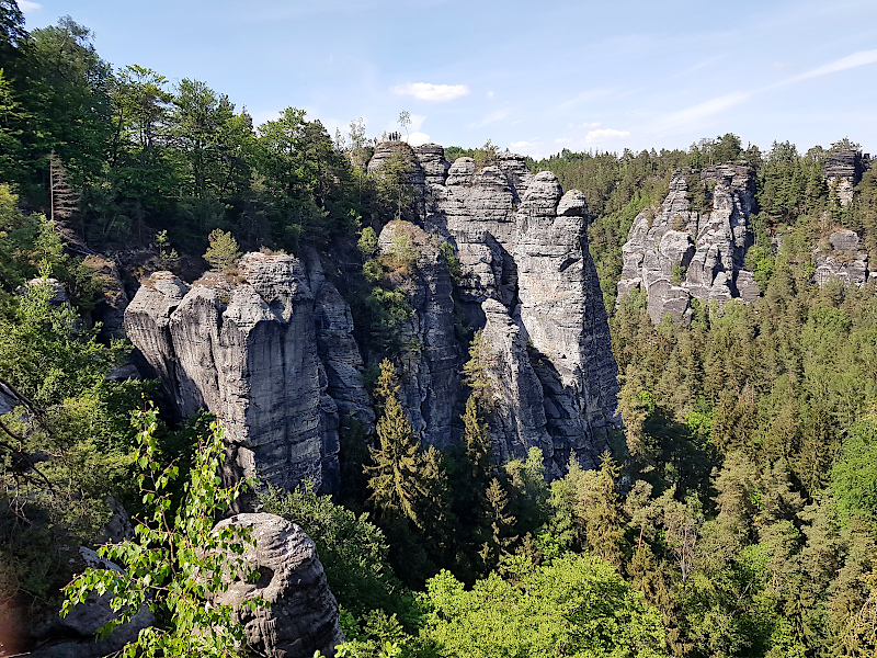 Aussicht von Felsenburg Neurathen