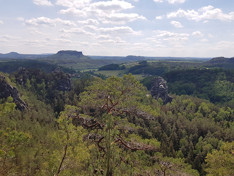 Ausblick Honigssteine