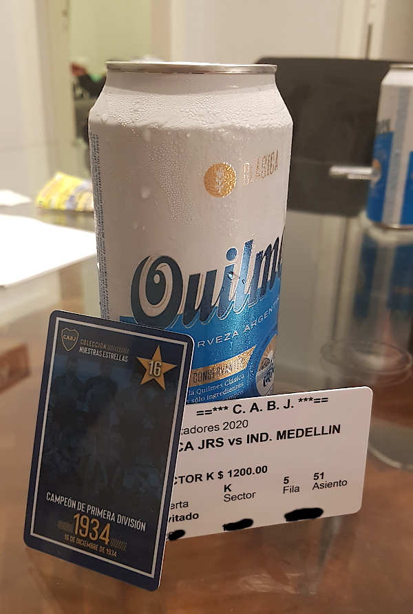 Quilmes Boca Ticket