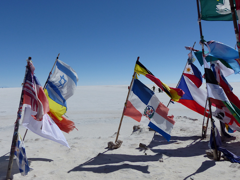 Salar de Uyuni (Flaggen)