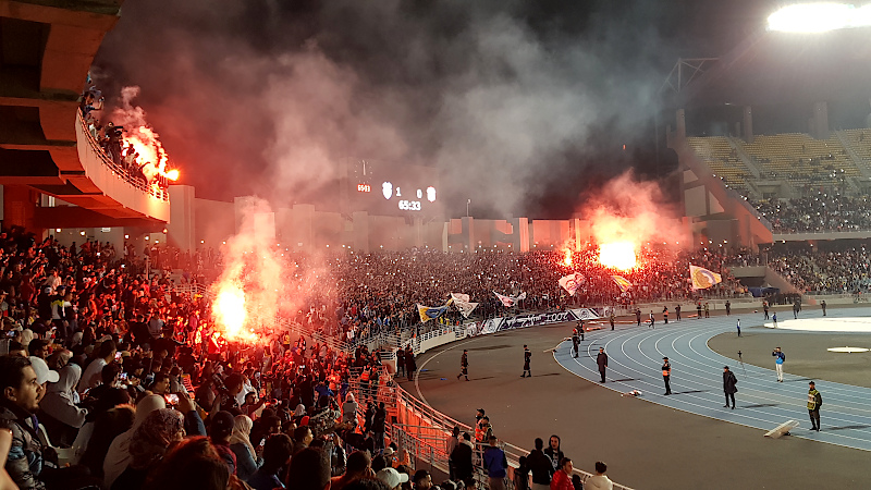 Tanger Fans Pyrotechnik