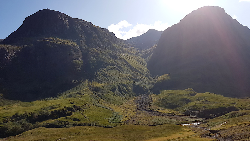 Three Sisters bei Glen Coe als saftiger Highlands-Tipp