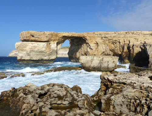 Azur Window von Malta (Ferne)