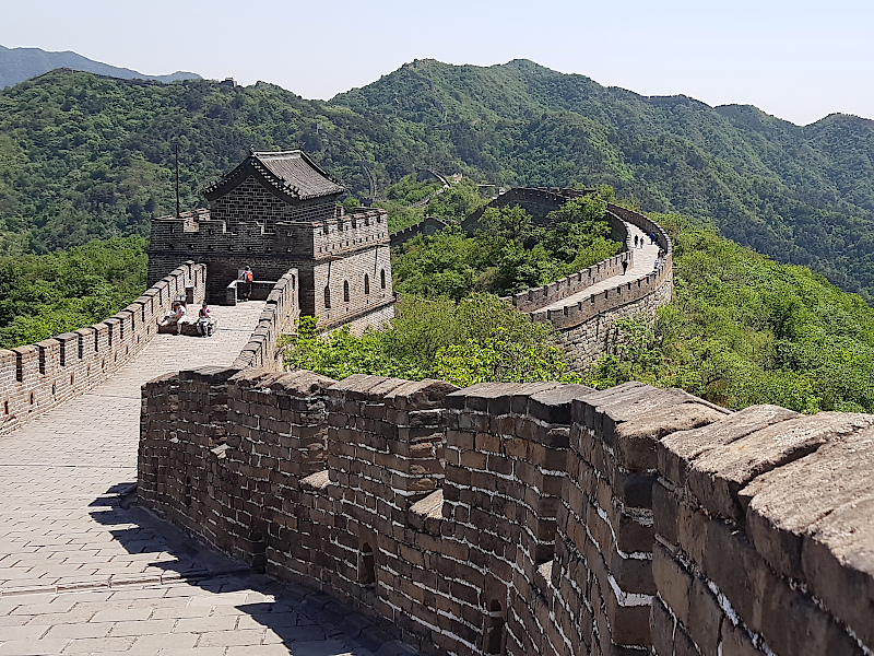 Chinesische Mauer in Mutianyu fast leer