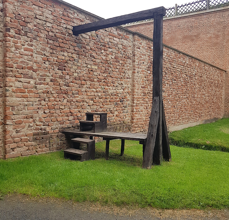 Galgen im Ghetto Theresienstadt