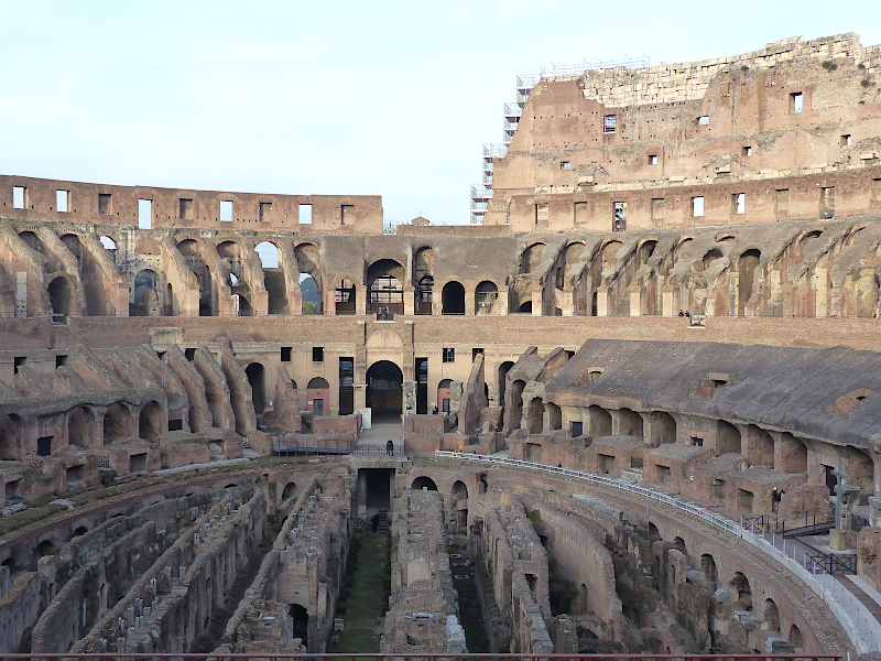 Das Kolosseum ist das am leichtesten zu besuchende der 7 Weltwunder