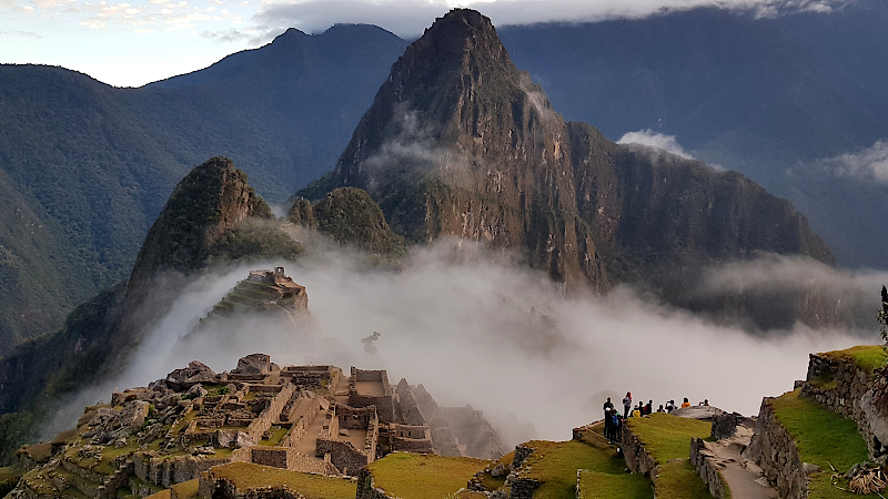 Machu Picchu eingehüllt