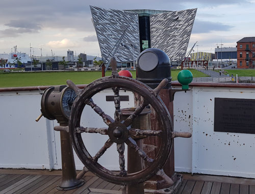 Titanic Belfast Steuer der Nomadic