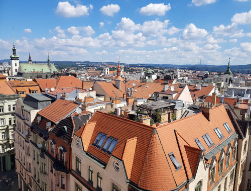 Brünn Altstadt von oben