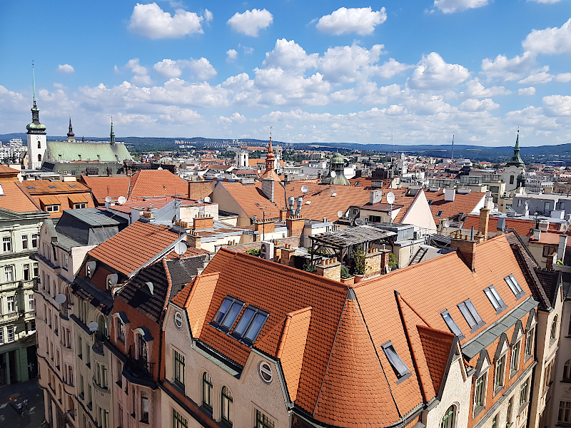 Brünn Altstadt von oben