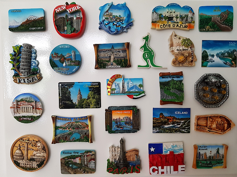 Reisemagnet Souvenirs