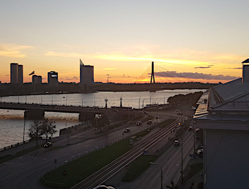 Riga Sonnenuntergang