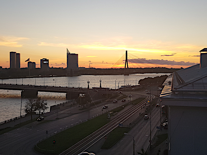 Riga Sonnenuntergang