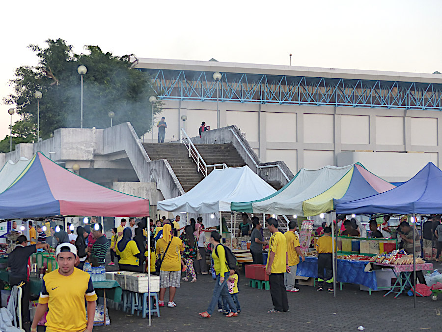 Straßenfest in Brunei samt Streetfood