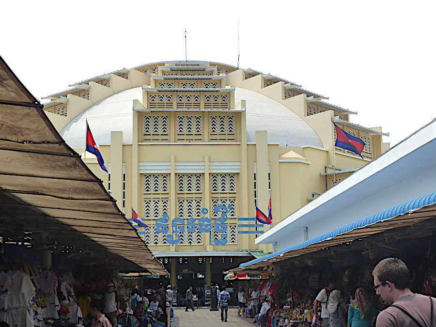 Phnom Penhs Märkte sind halbe Sehenswürdigkeiten