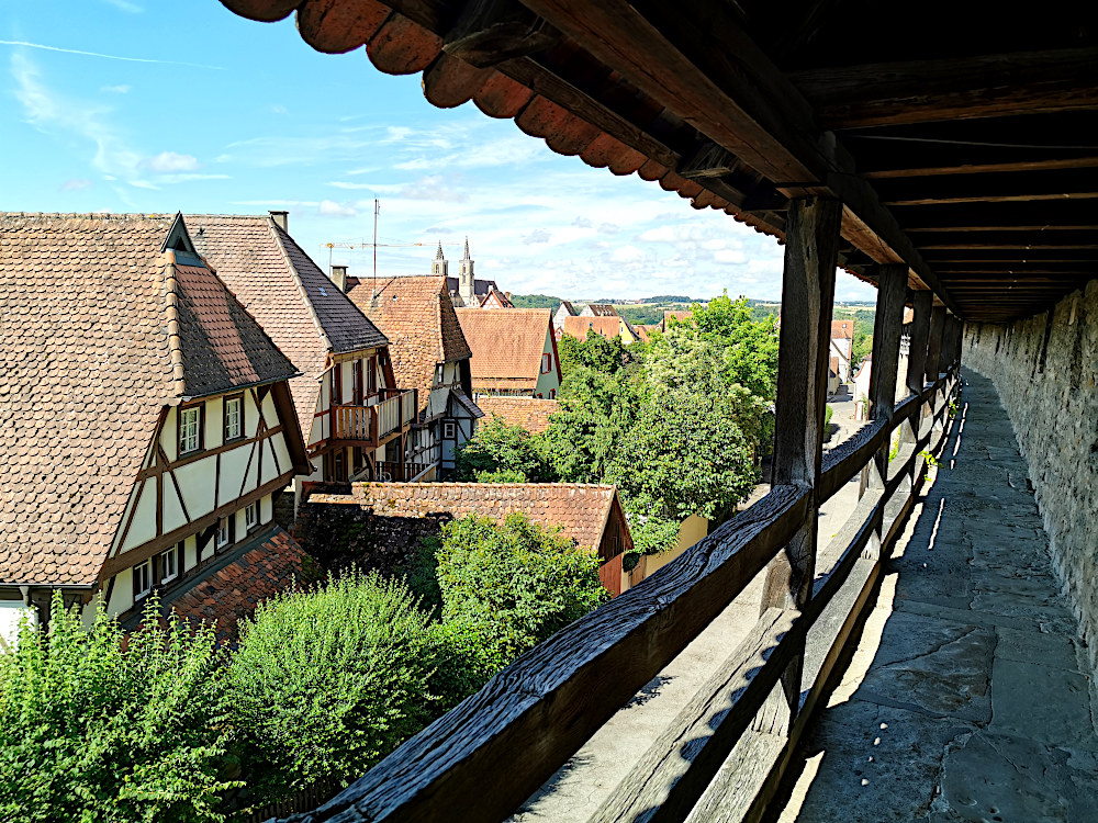 Rothenburg Tipp: Wandern auf der Stadtmauer