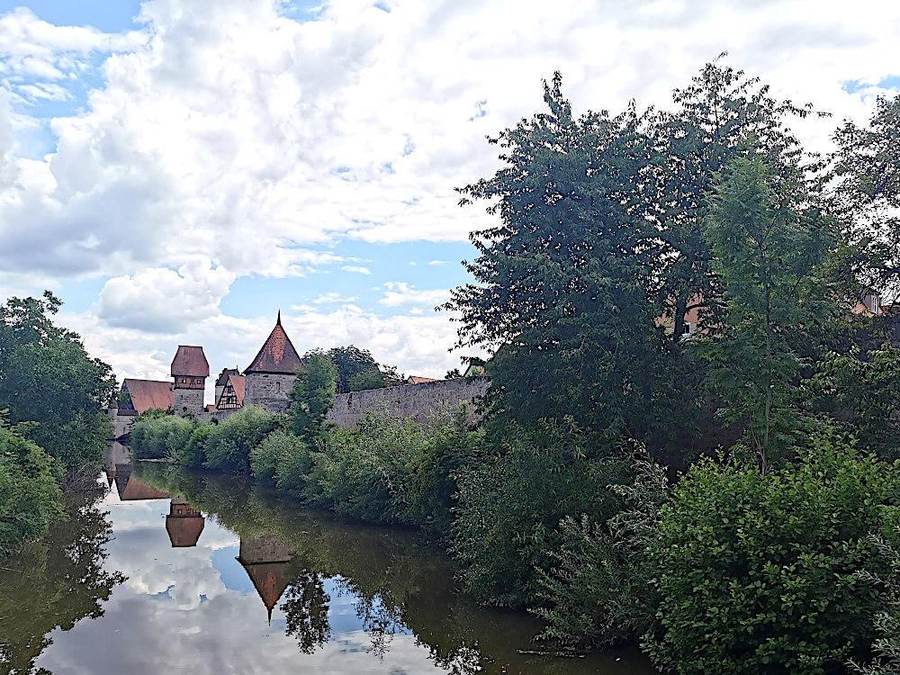 Wahrzeichen Bäuerlinsturm in Dinkelsbühl